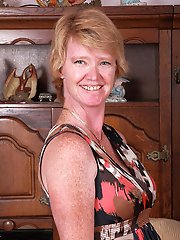 Naughty british housewife getting wet and wild