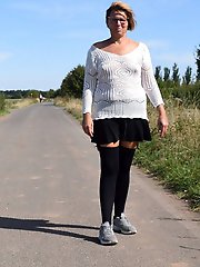 Mature woman with sexy piercings